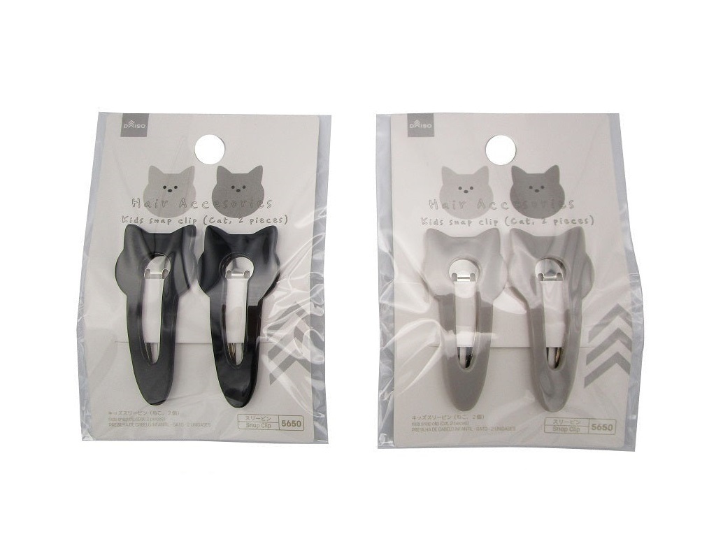 兒童髮夾/貓咪 2入