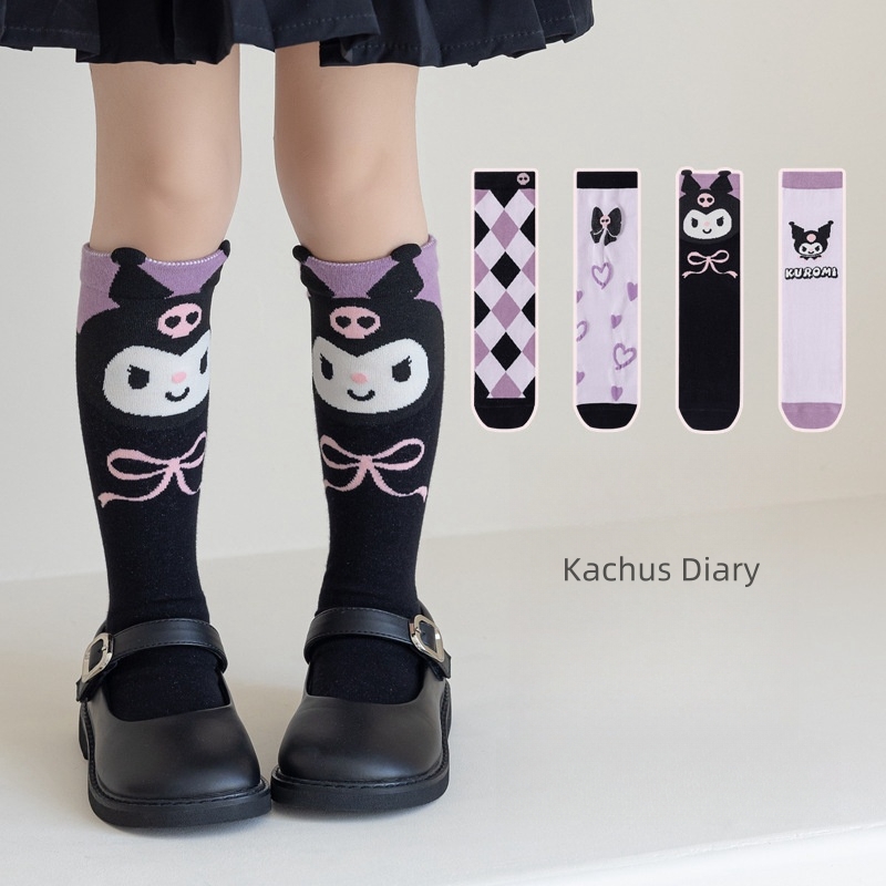 kuromi baby socks