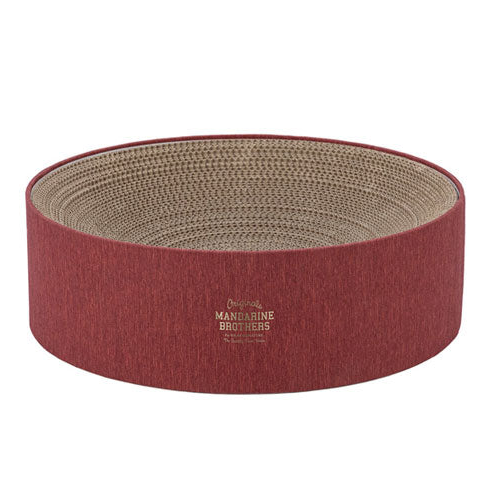Mandarine Brothes Scratcher Round Bed．2colours