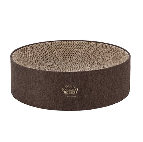 Mandarine Brothes Scratcher Round Bed．2colours