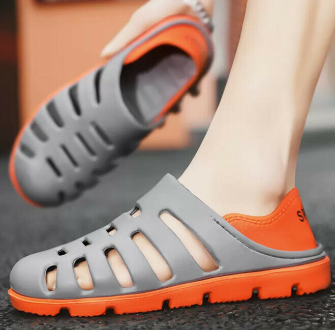 Wrap your head in the sandy beach cave and cool shoes