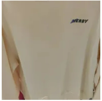 [S] NERDY TWINKLE TAPING SWEATSHIRT,CREAM, PNEF22KC170204 (SN327)