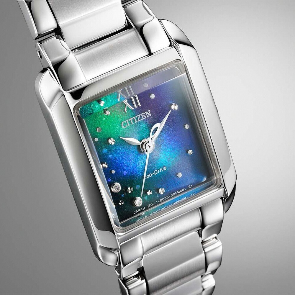 【CITIZEN 星辰】 L系列 2顆鑽石 千彩之海限定款 光動能女錶 EW5591-60L 21.5mm 現代鐘錶