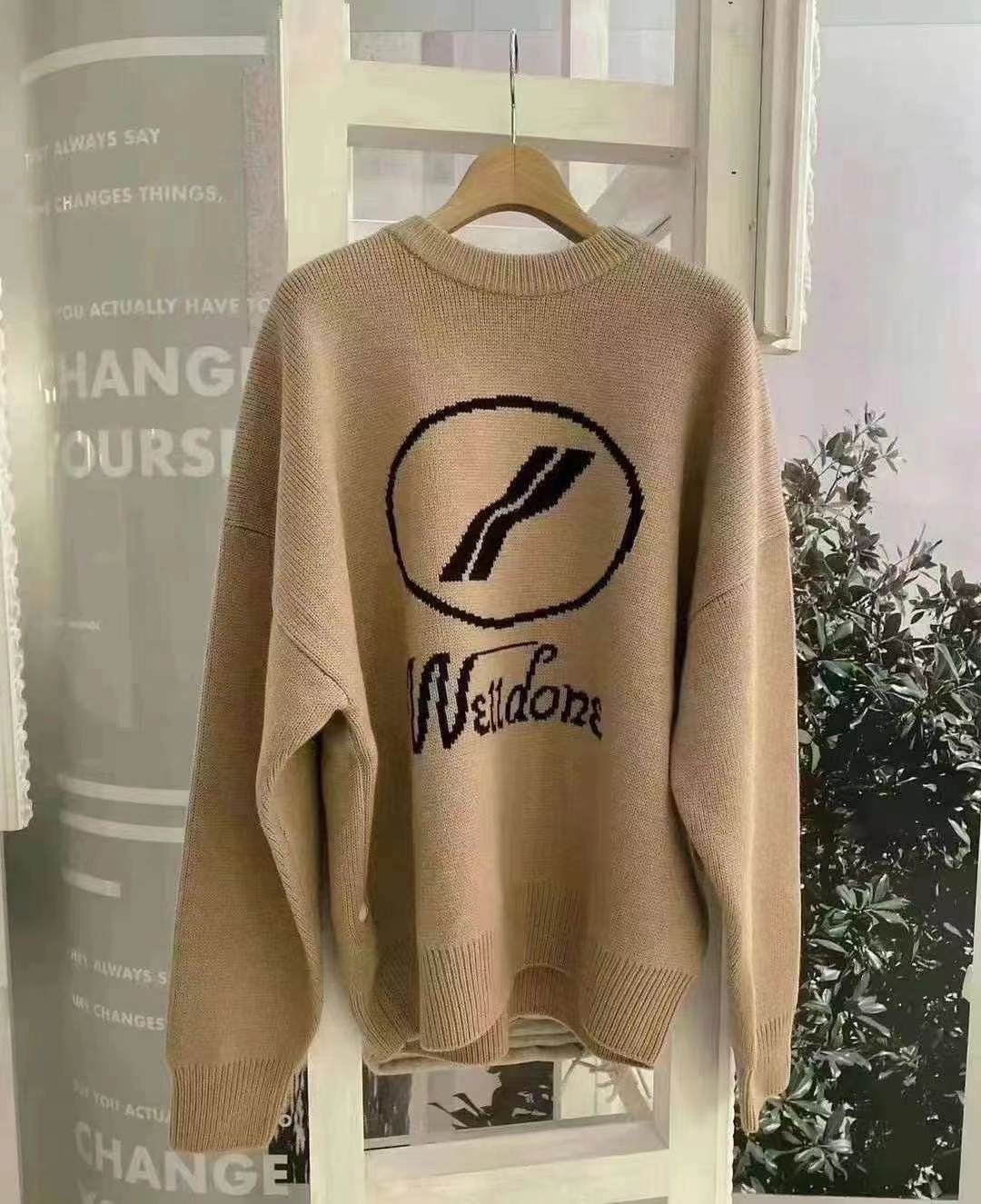 Welldone 駱駝色毛衣 -M