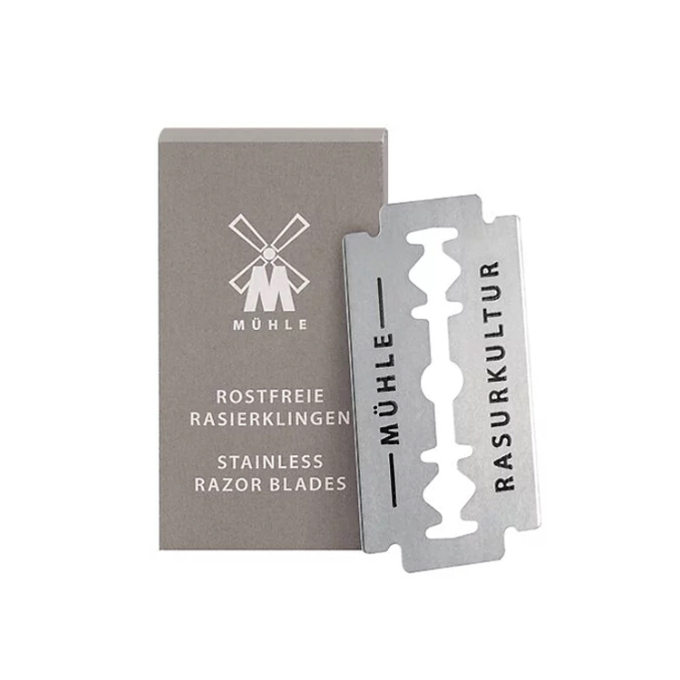 德國 Muhle - 雙面刮鬍刀片（10片裝 / 通用傳統復古雙刃安全刮鬍刀）