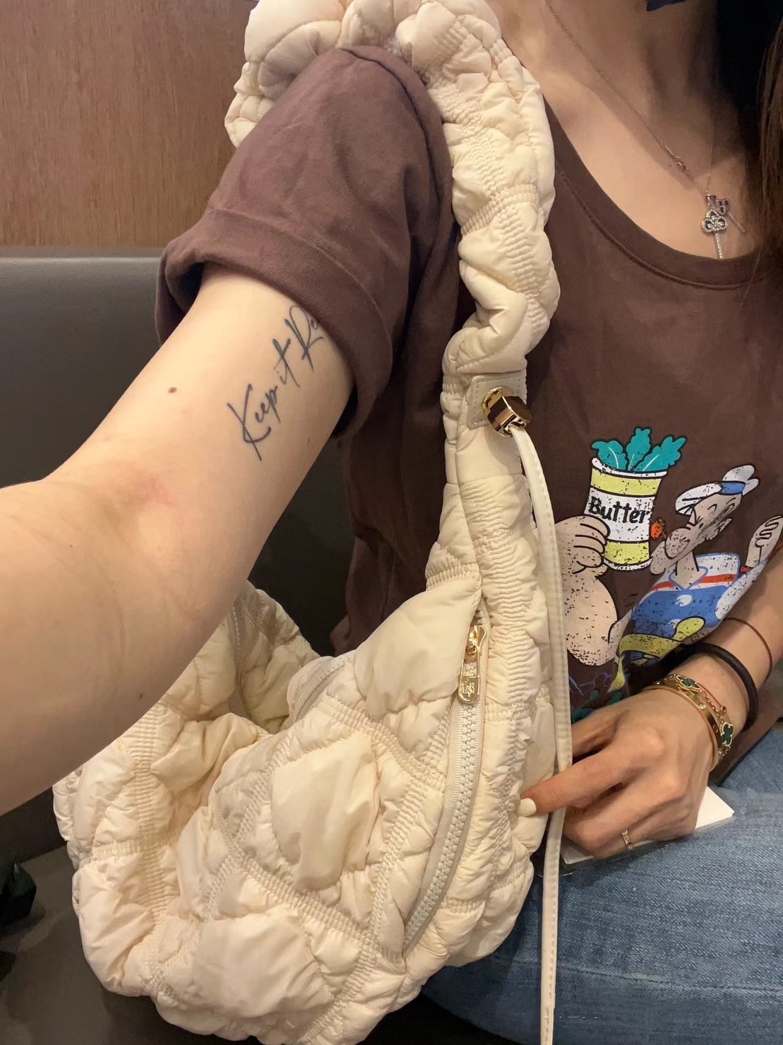 韓國代購 Carlyn Cozy Bag L 雲朵包肩背包