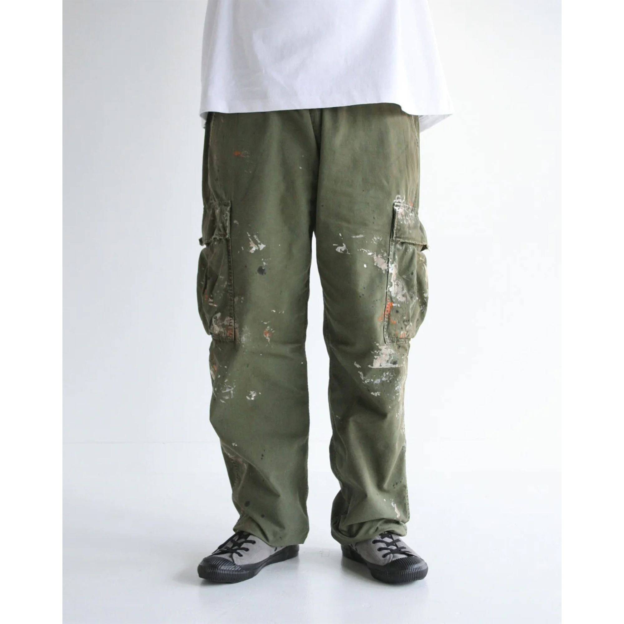 Anachronorm - Dirt Paint Fatigue Pants (Olive)