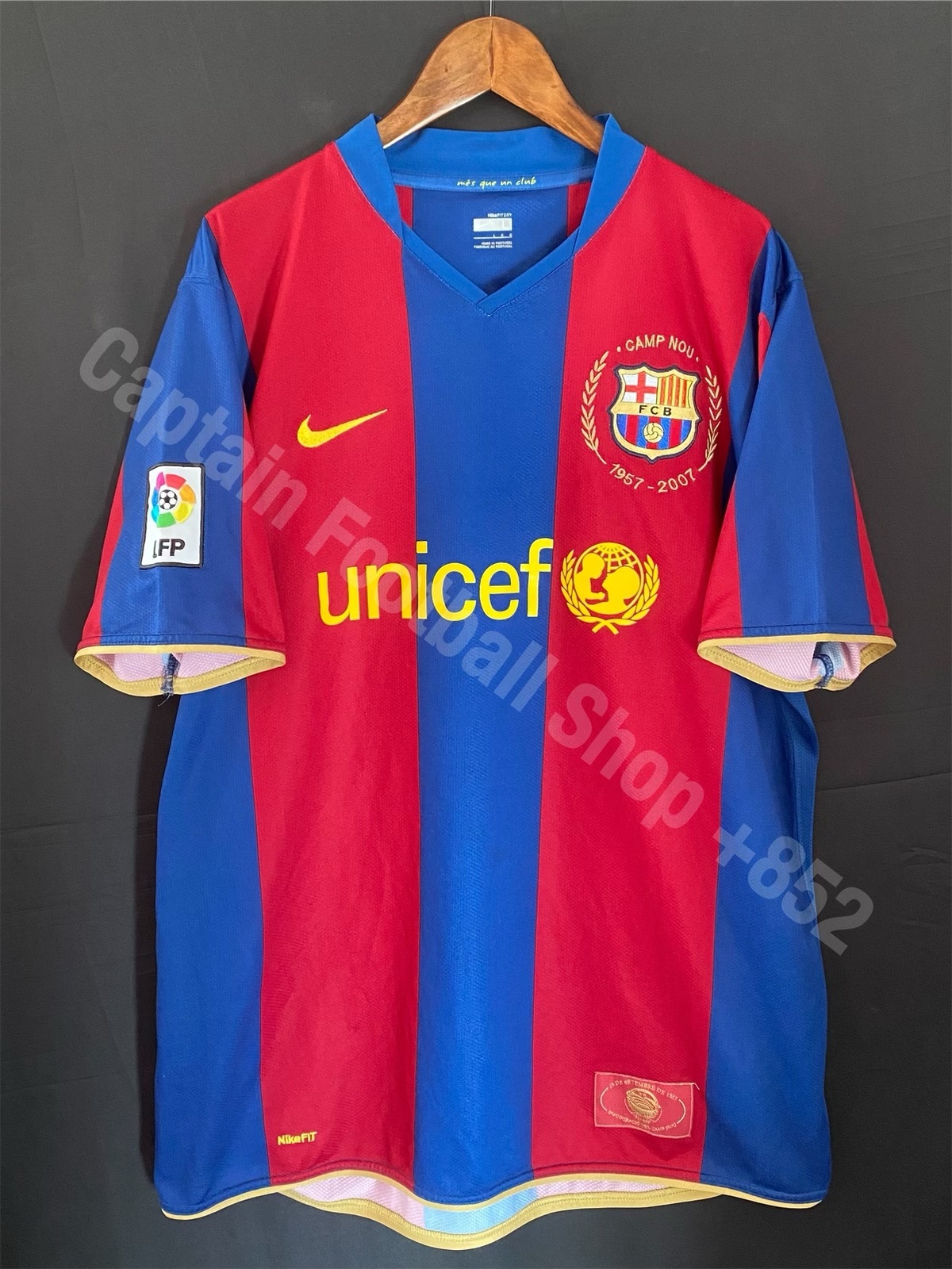 巴塞隆拿 2007-2008 Nike Camp Nou 50週年 主場球衣