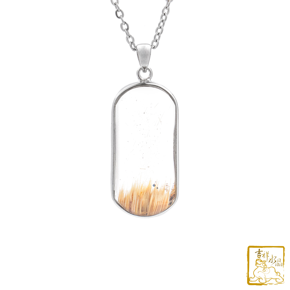 鈦晶無事牌墜 13.2g 富貴平安