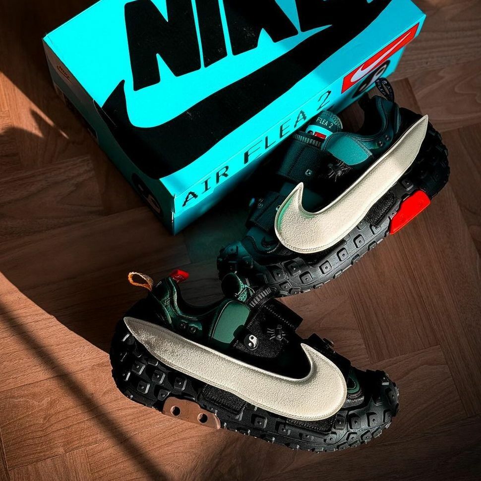 CPFM X NIKE AIR FLEA 2 輪胎底 輪胎鞋 藍綠 鴛鴦 可拆式 DIY 男鞋 DV7164-300 / 預購