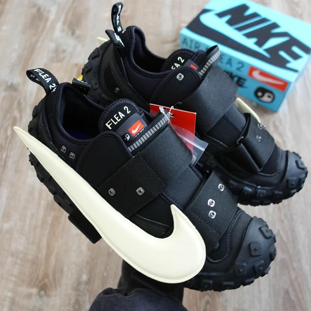 CPFM X NIKE AIR FLEA 2 輪胎底 輪胎鞋 太極 黑色 可拆式 DIY 男鞋 DV7164-001 / 預購