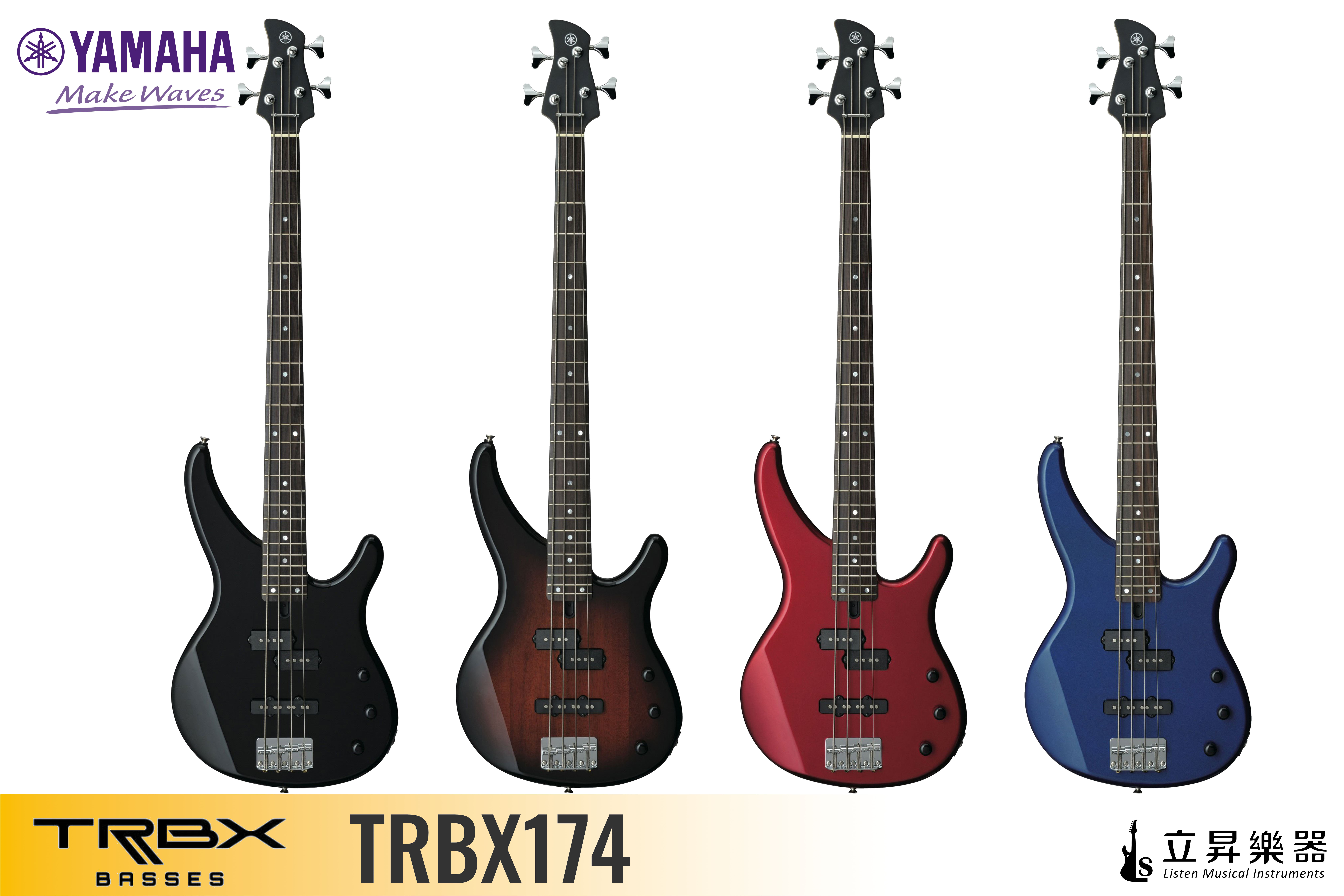 YAMAHA TRBX 系列 TRBX174 bass 電貝斯 附原廠袋