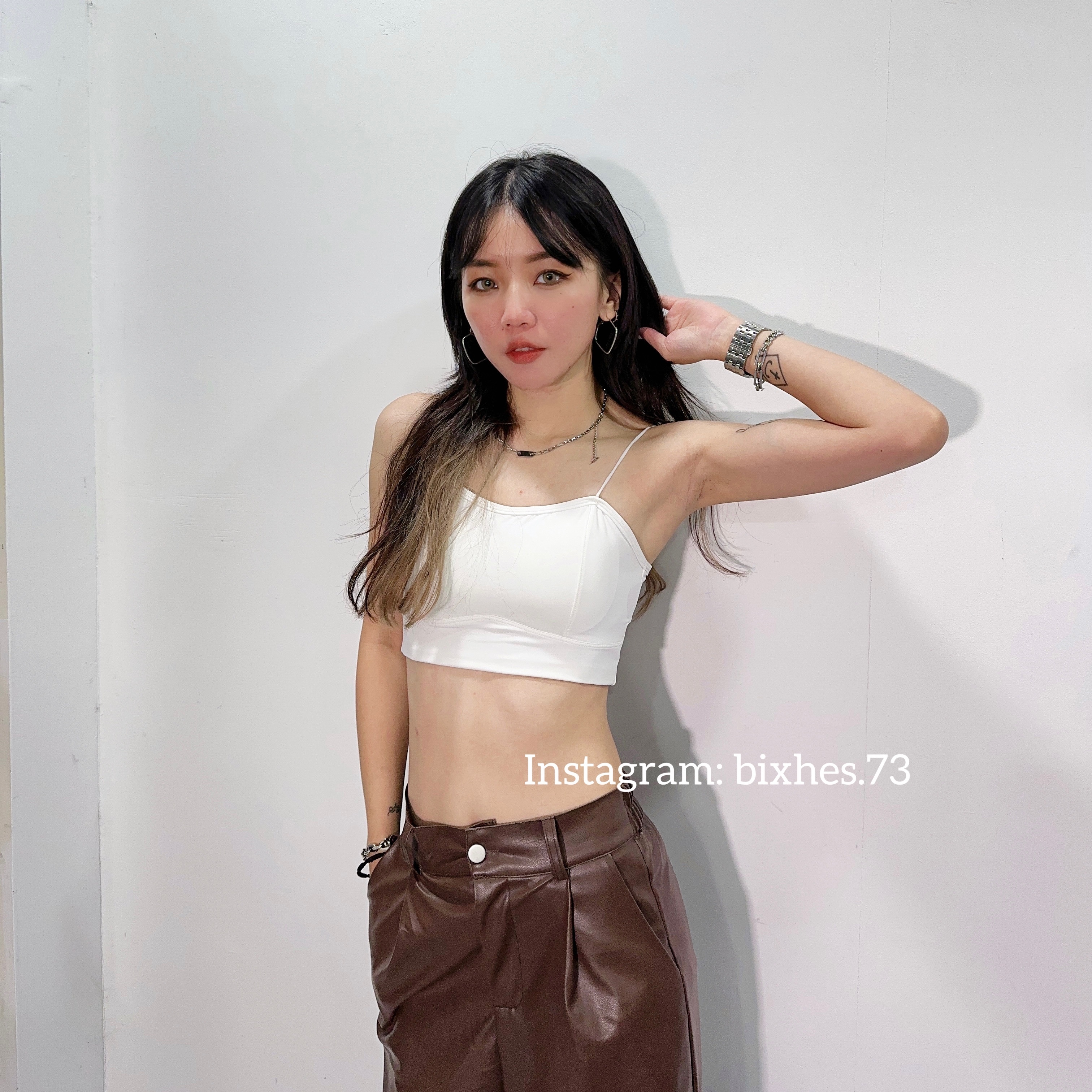 絲滑抹胸細肩小背心(C00052)