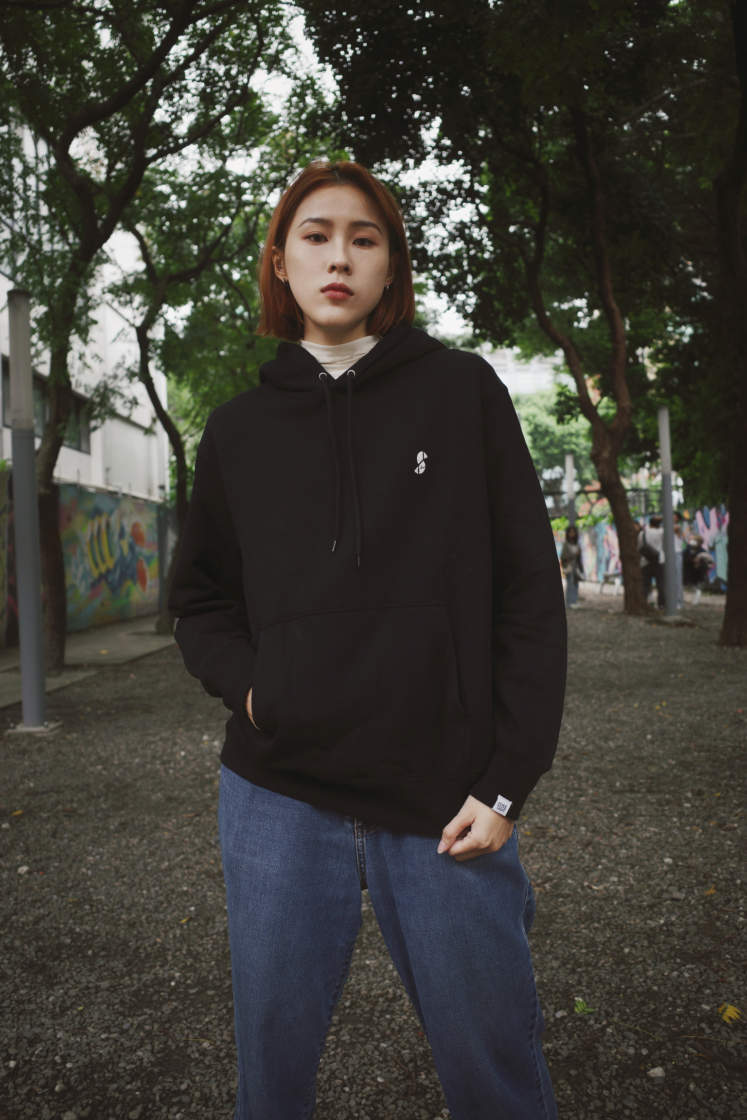 <快速出貨> 藤原浩FRAGMENT X PEACE PIECE 背後三排字 帽T