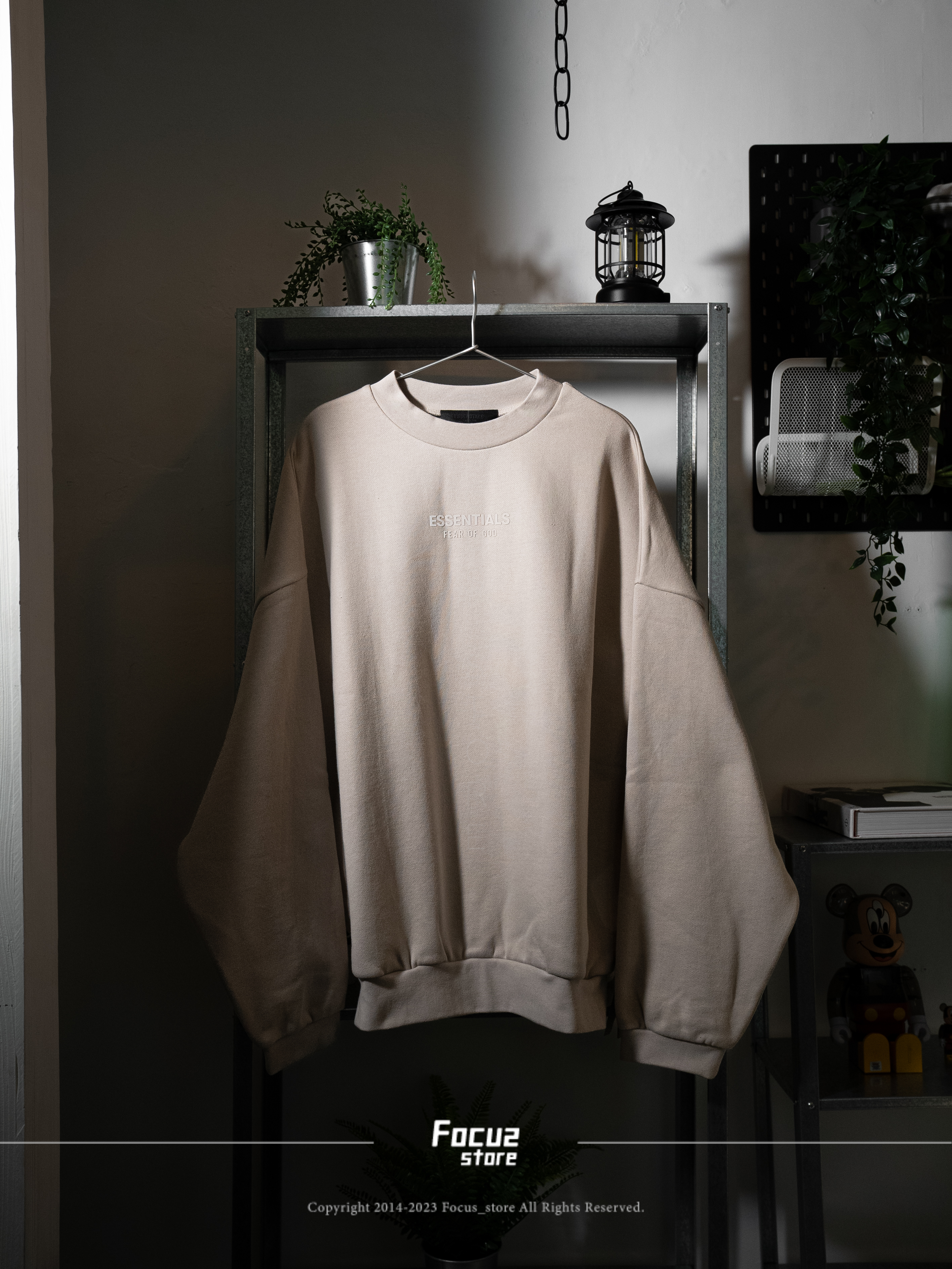 【Focus Store】現貨秒發 Essentials FW23 Crewneck Sweater "Silver Cloud" 煙雲灰 192BT232042F