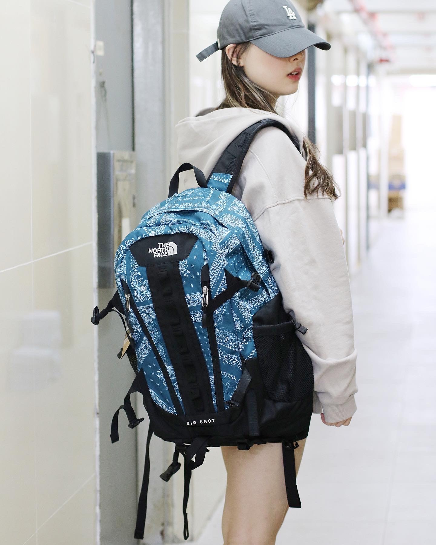 The North Face Big Shot Backpack Blue Paisley 背囊