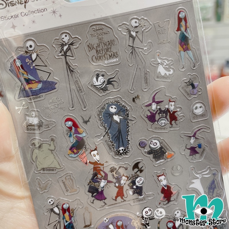 怪誕城之夜Jack Sally Zero貼紙