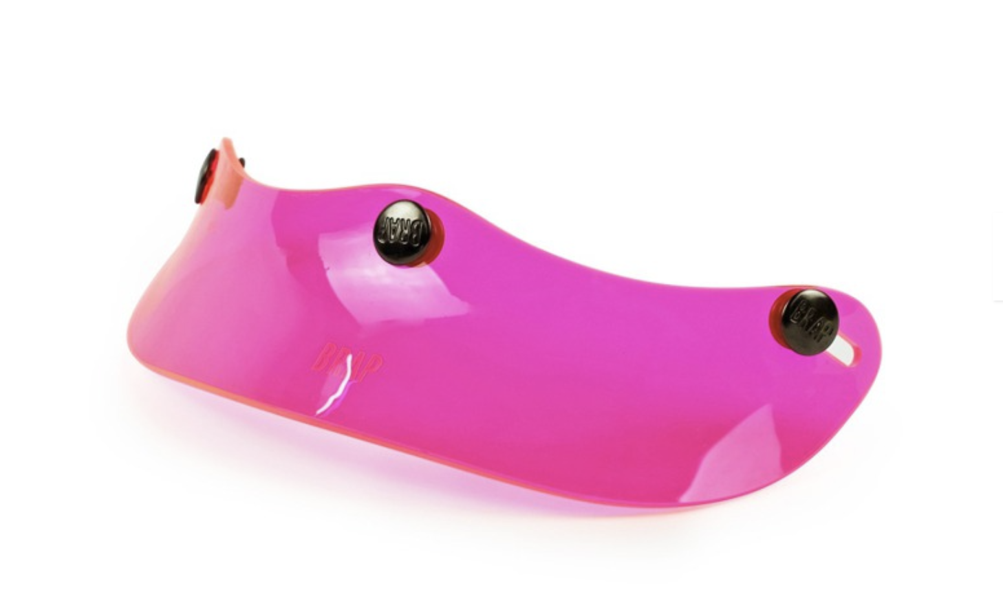 Brap Helmet Short Brim PVC Fluorescent Peach Tropical Pink