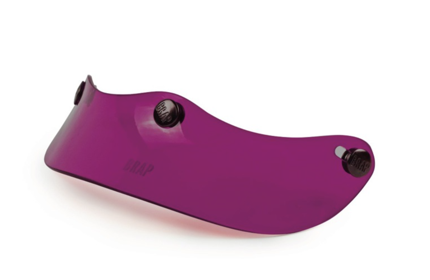 Brap Helmet Short Brim PVC Translucent  Violet Purple