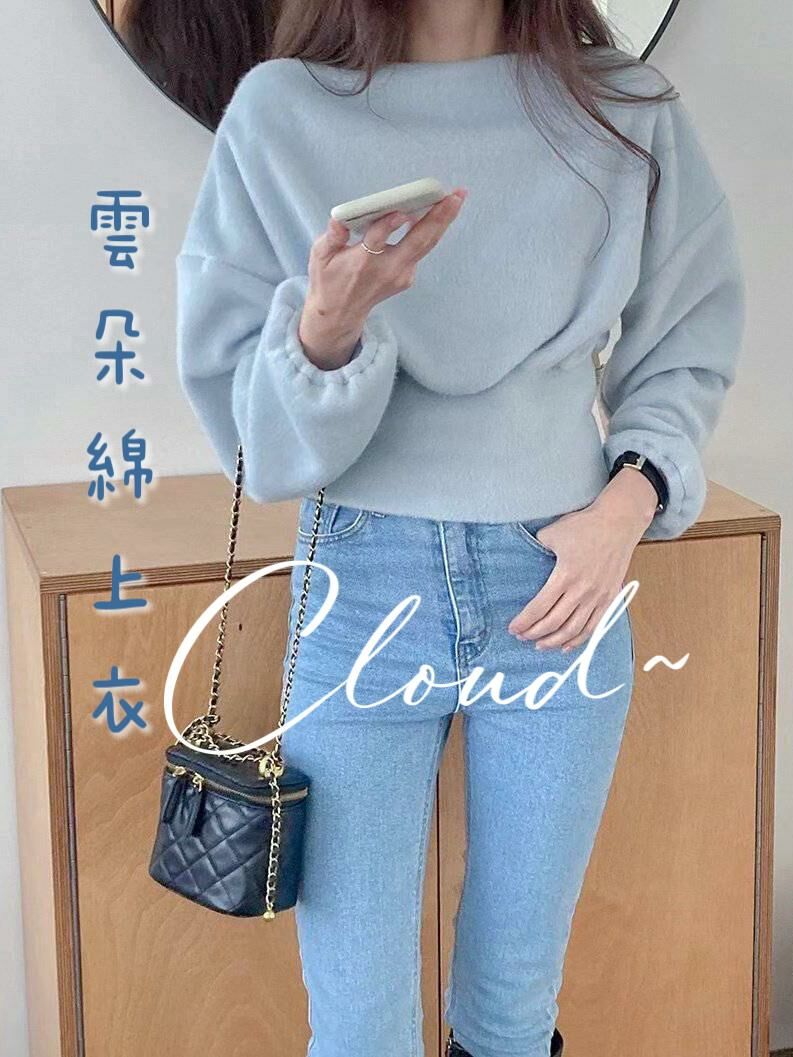TOP#14212🤎雲朵綿上衣