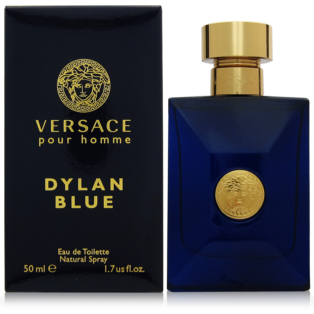 [收藏品] Versace 狄倫正藍男性淡香水 EDT 50ml  效期至2022/06