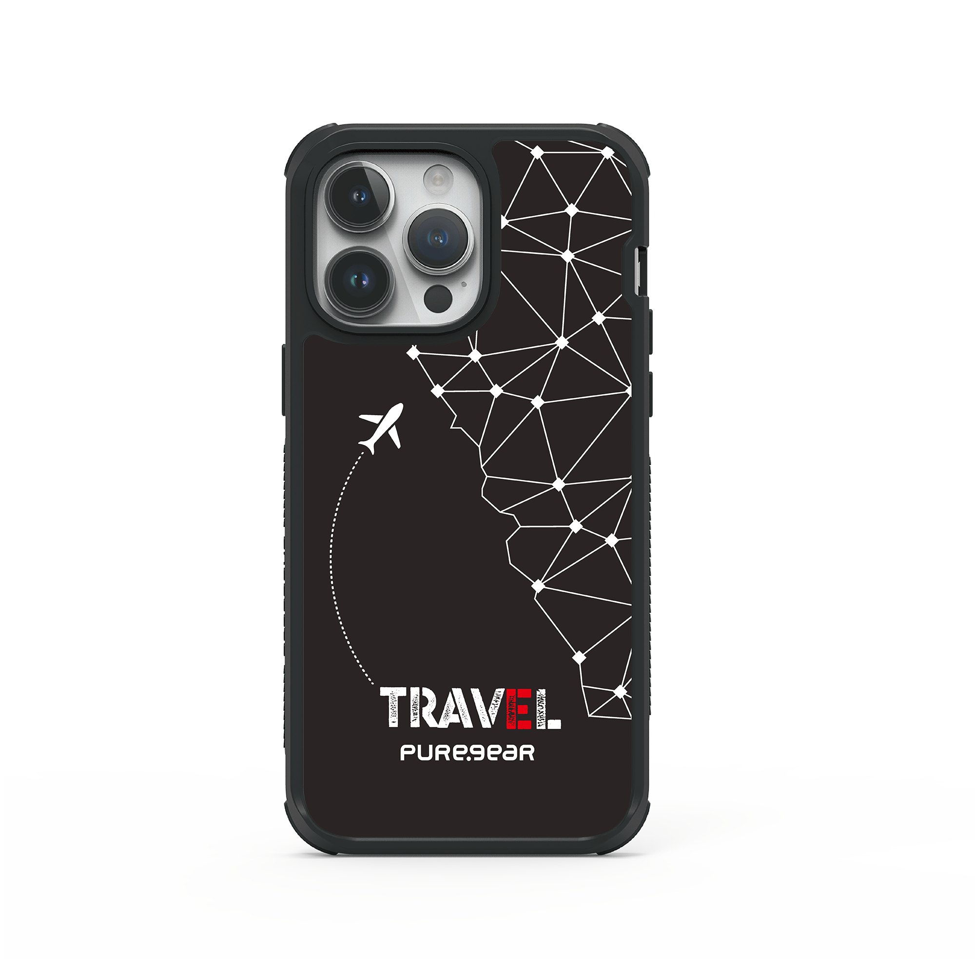 iPhone 輕坦克防摔手機殼 / 幾何旅行 (簡約風格)