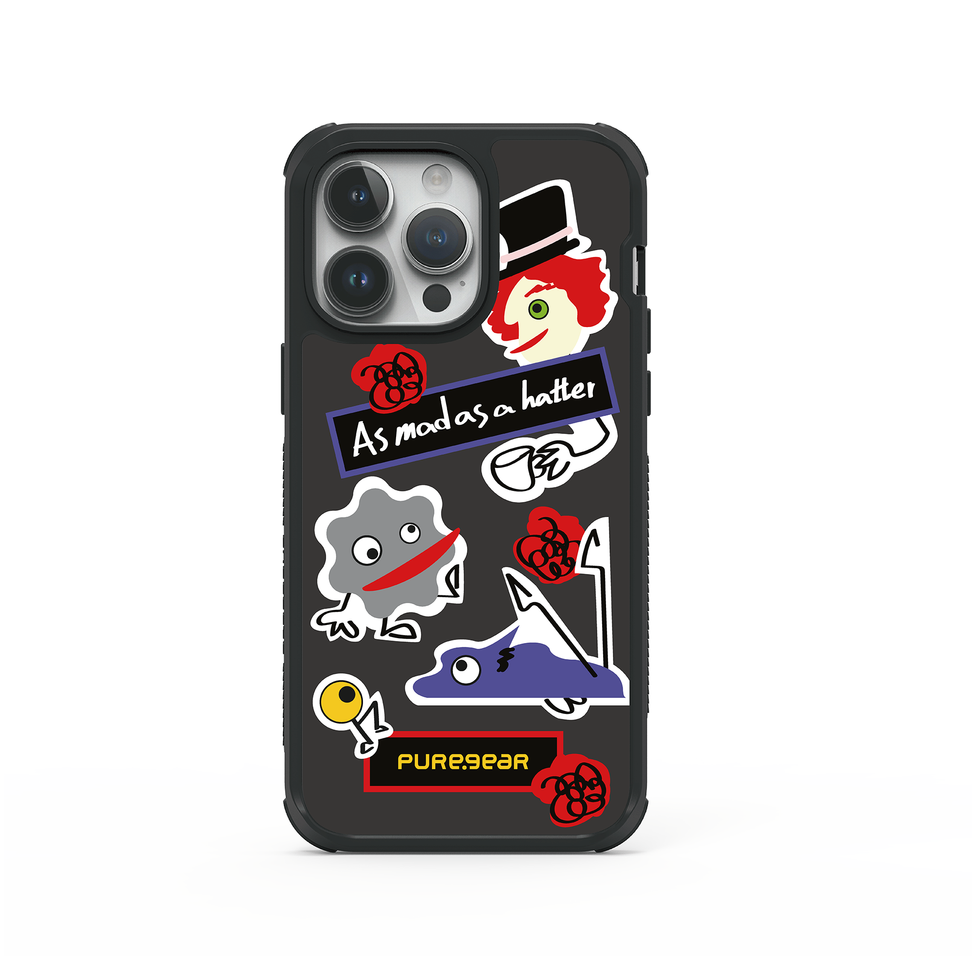 iPhone 15 輕坦克防摔手機殼 / 小精靈 (拼貼風格)