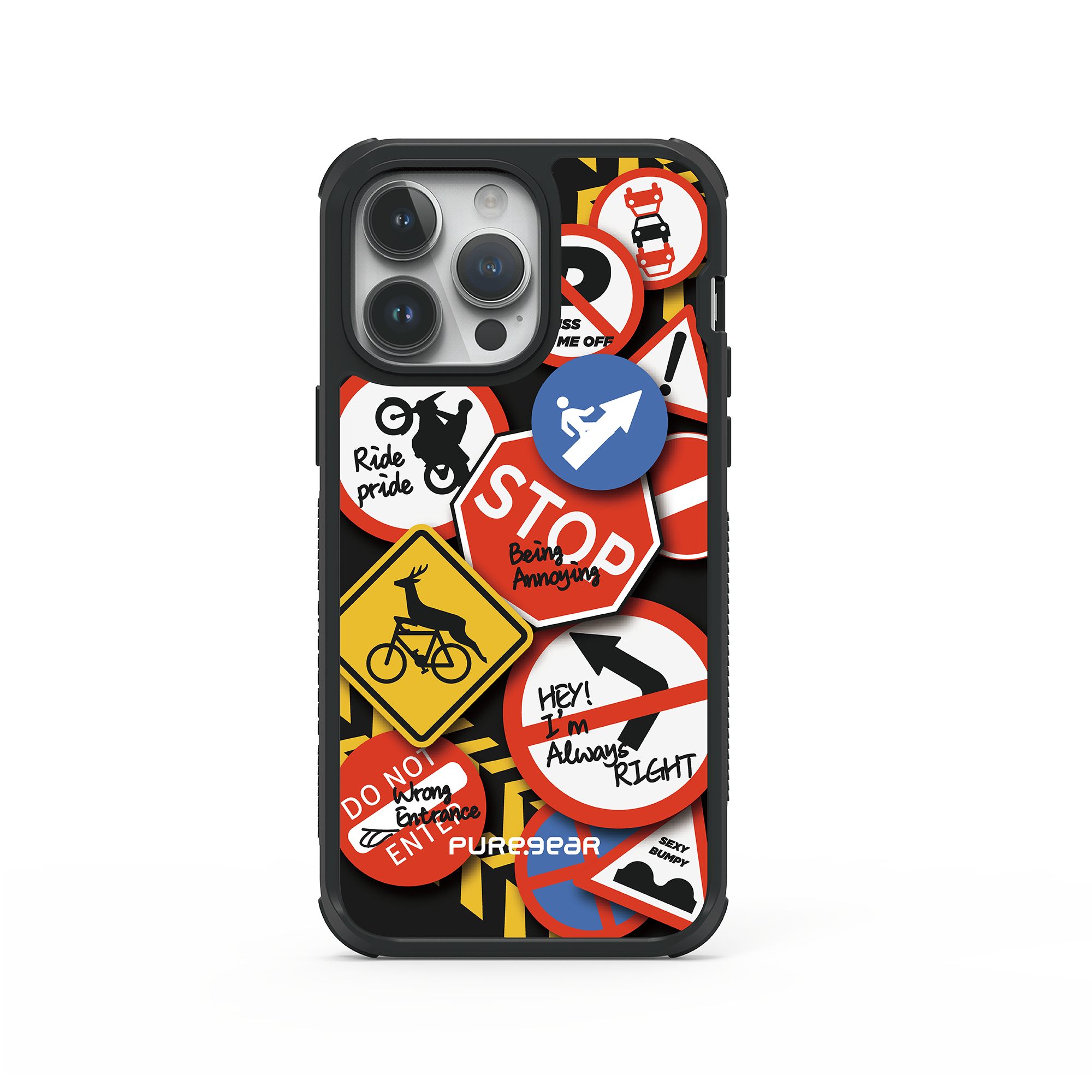 iPhone 15 輕坦克防摔手機殼 / 停看聽 (拼貼風格)