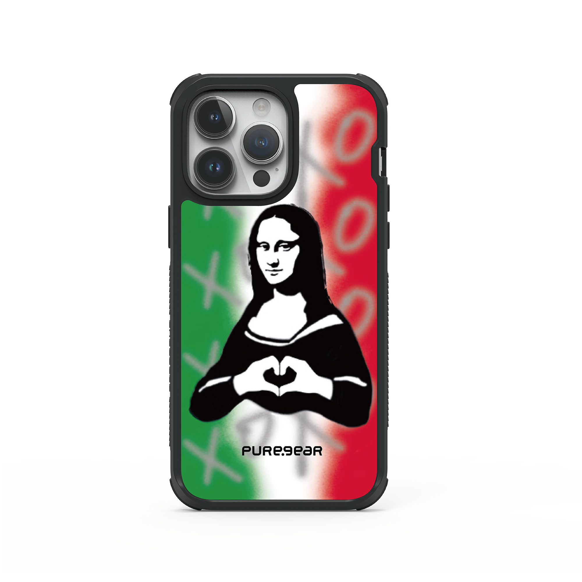 iPhone 15 輕坦克防摔手機殼 / 蒙娜麗莎 (塗鴉拼貼)