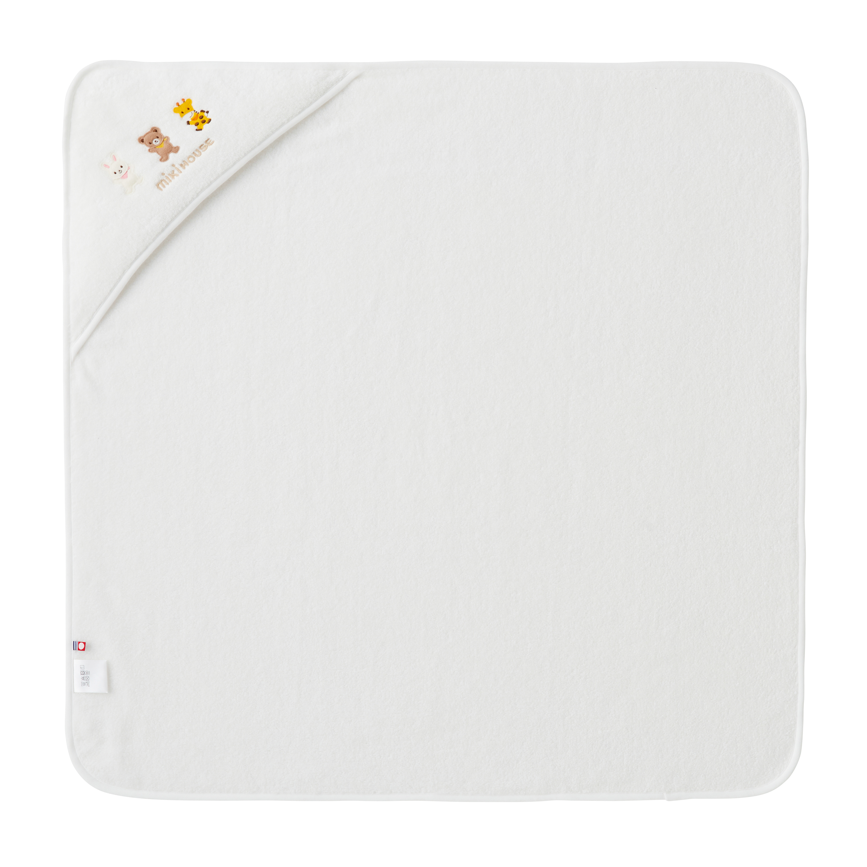 MH動物刺綉嬰兒浴巾