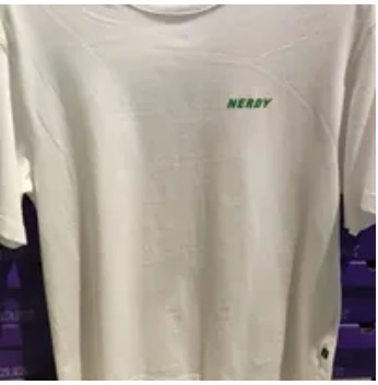 [S] NERDY ESSENTIAL SHORT LEEVE T-SHIRT,WHITE, PNES23KG110004 (SN341)