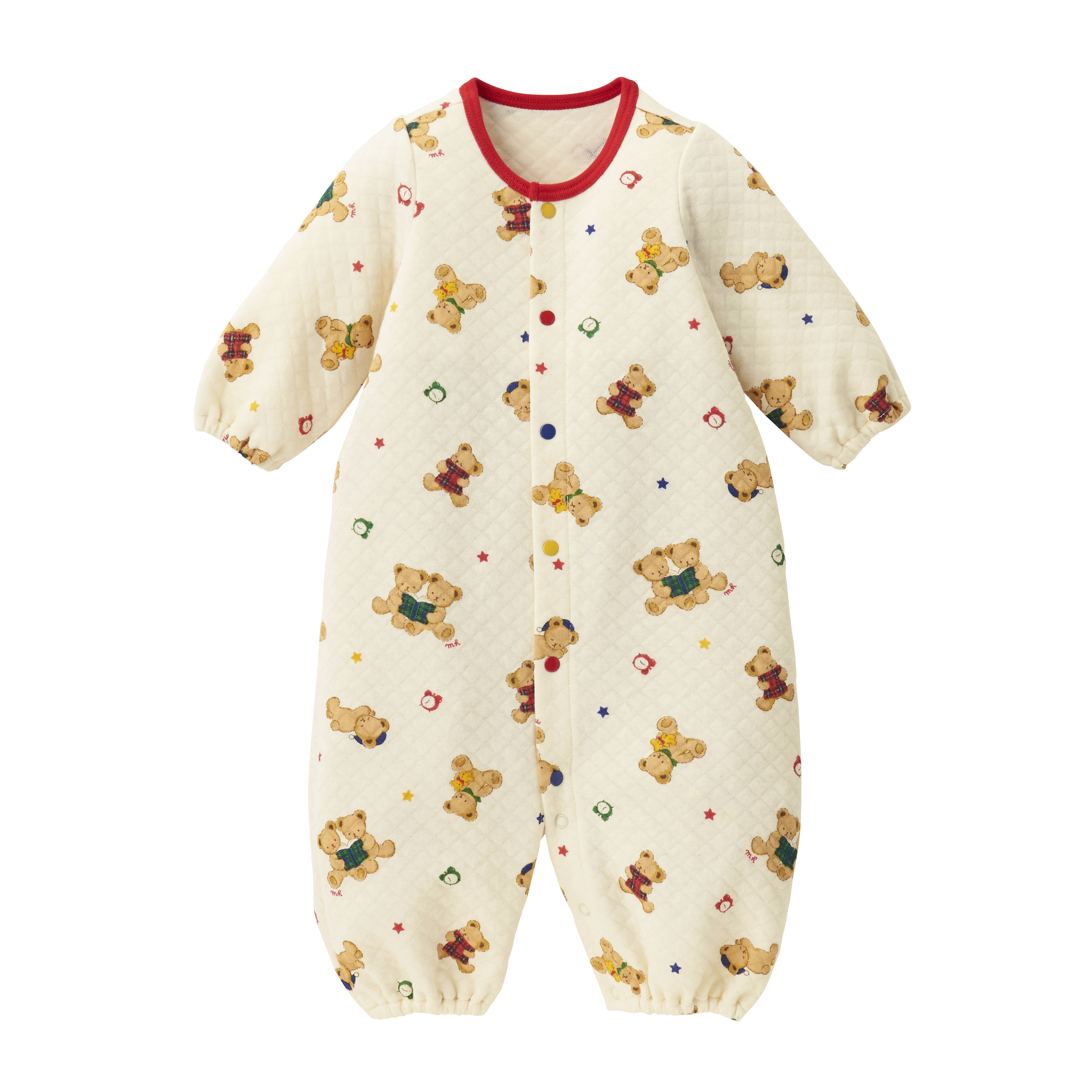 MH小熊全圖案兩用睡袍