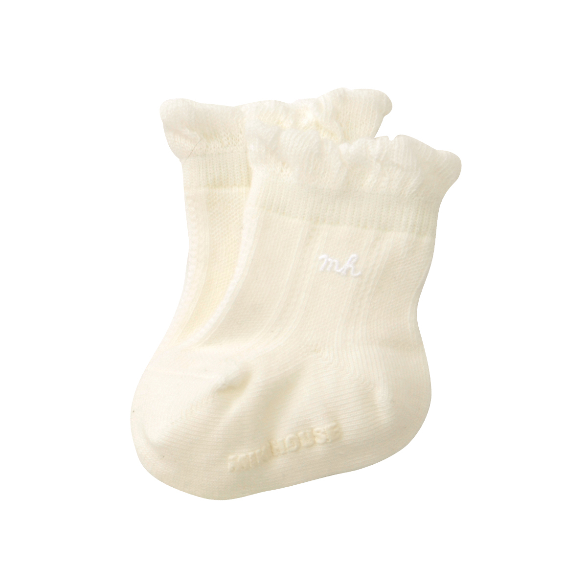 MH襪荷葉邊嬰兒襪