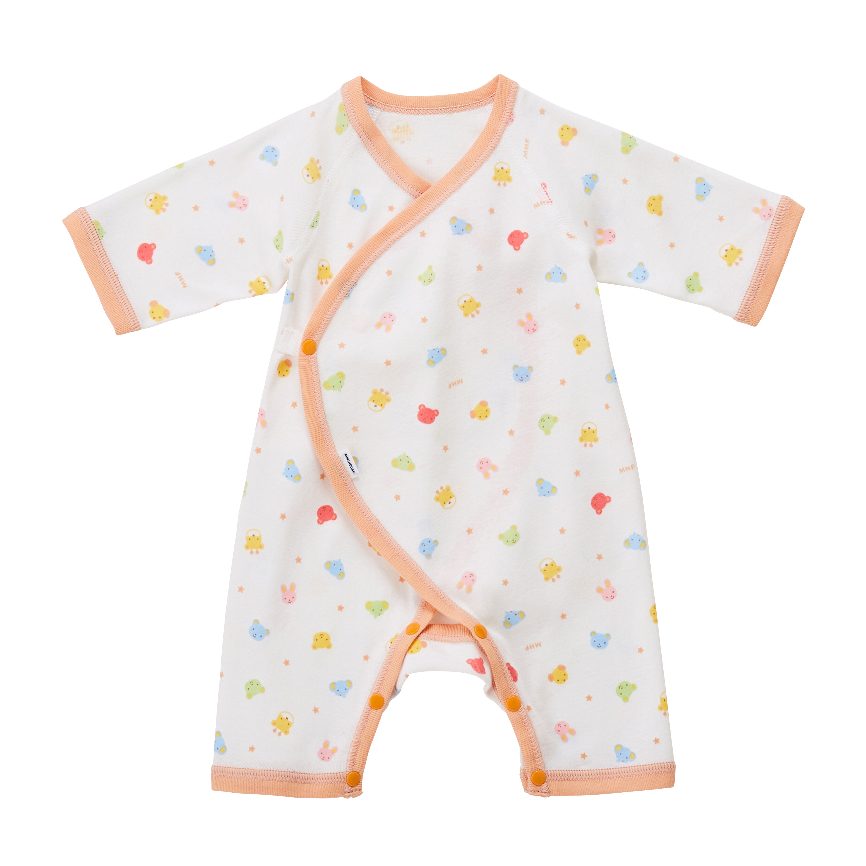 MH動物頭像全圖案嬰兒和尚袍