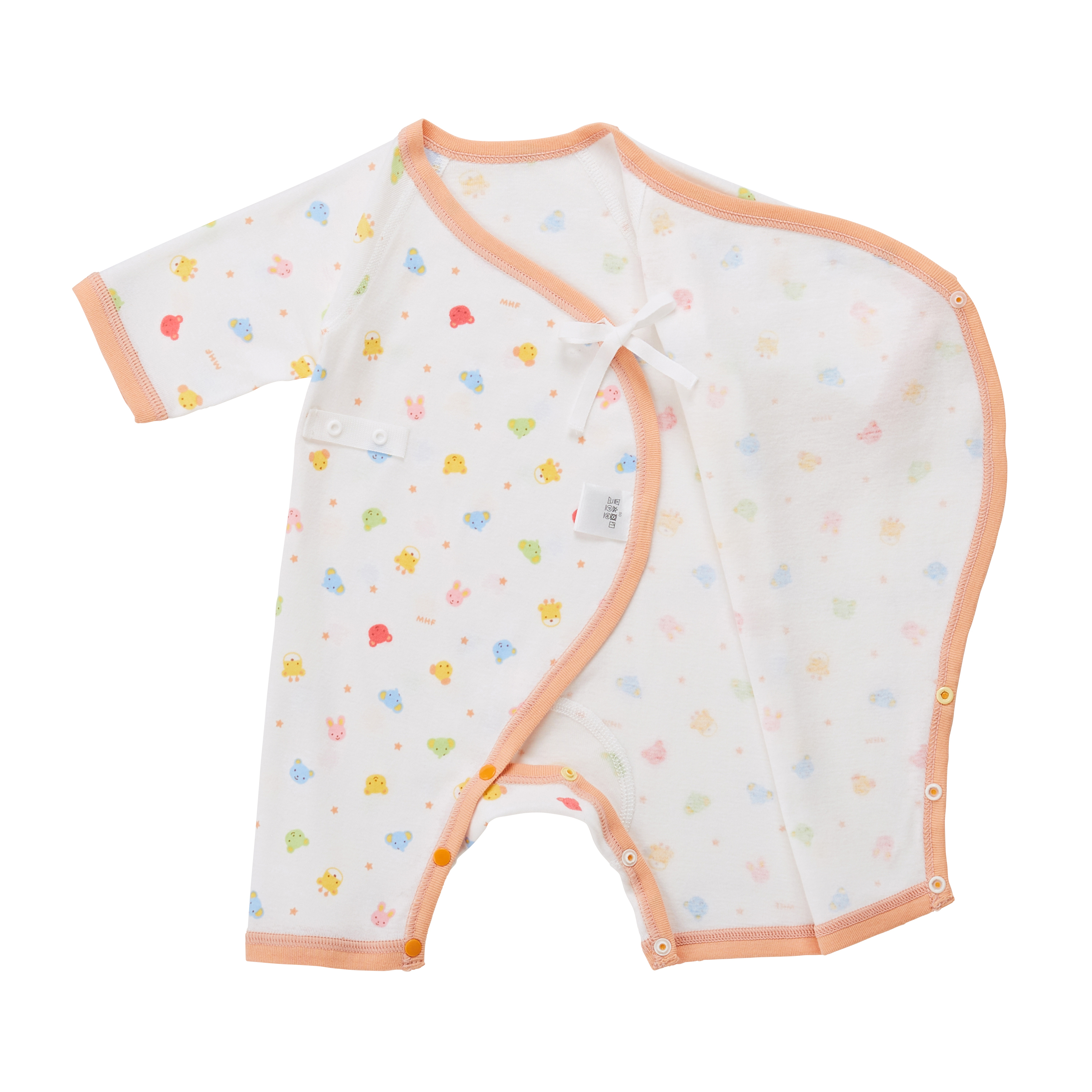 MH動物頭像全圖案嬰兒和尚袍