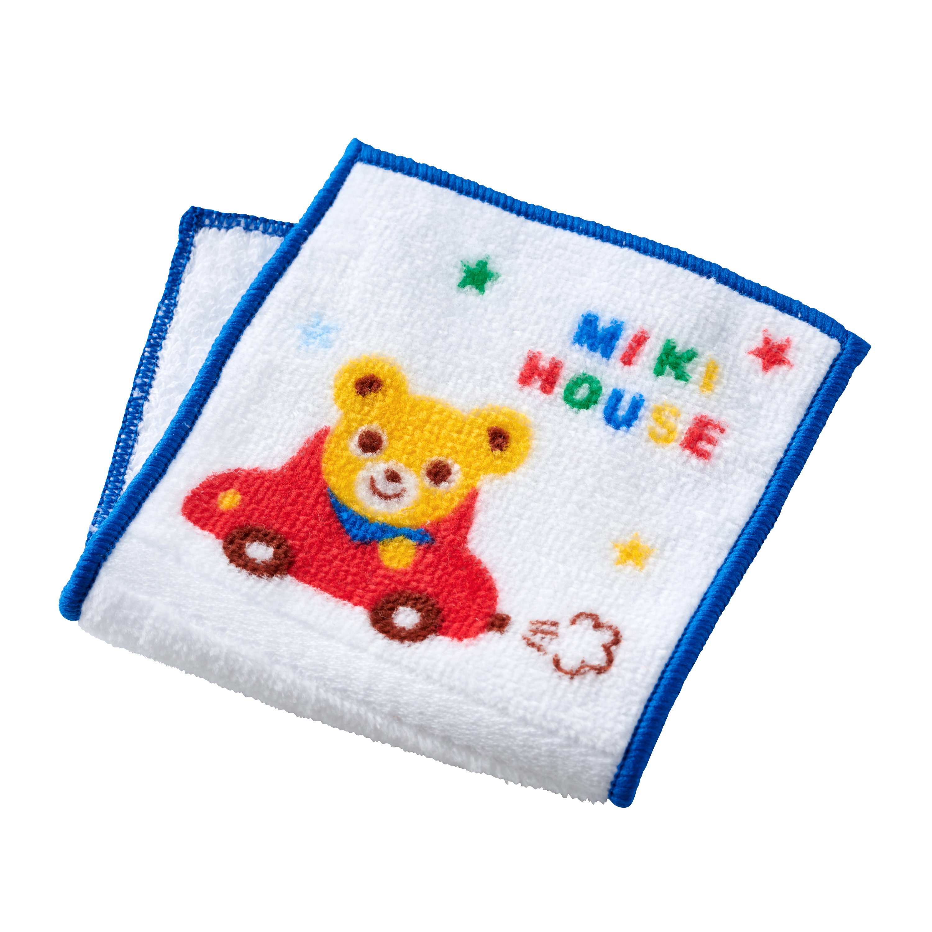 MH小熊工車迷你毛巾