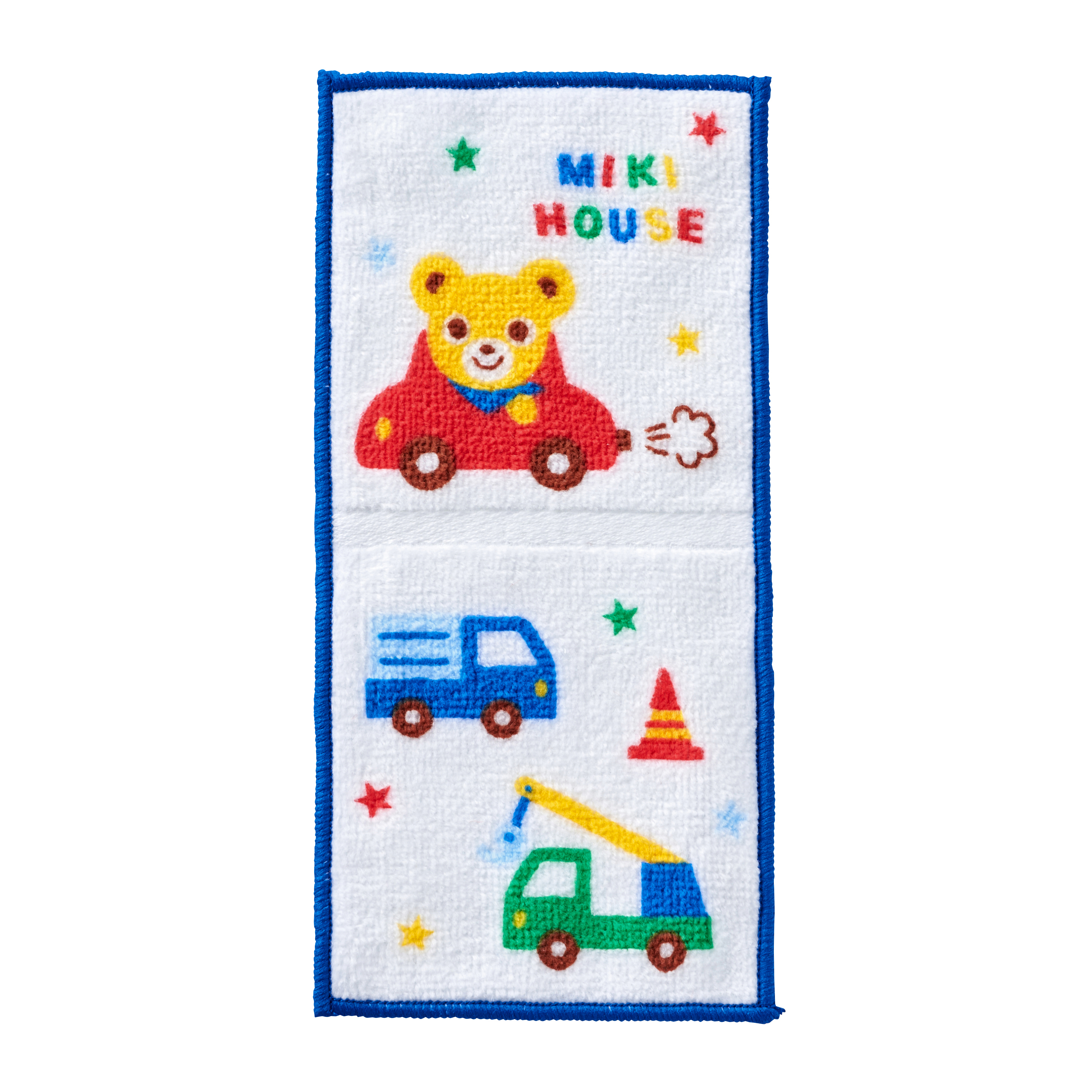 MH小熊工車迷你毛巾