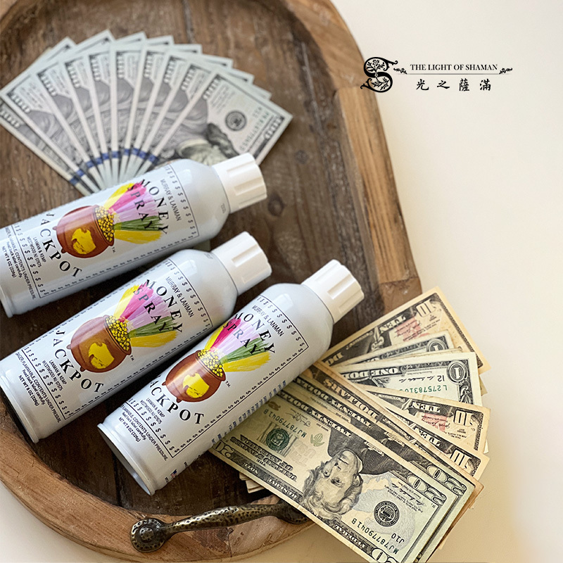 招財進寶推薦 樂透花水噴霧 8oz  創造一種積極提升您的財運和幸運感 -光之薩滿