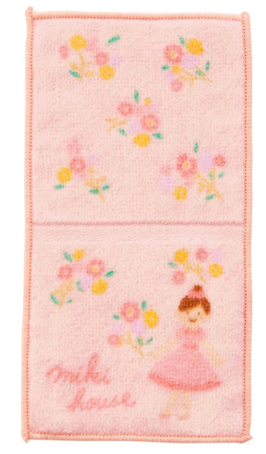 MH女孩與花朵迷你毛巾