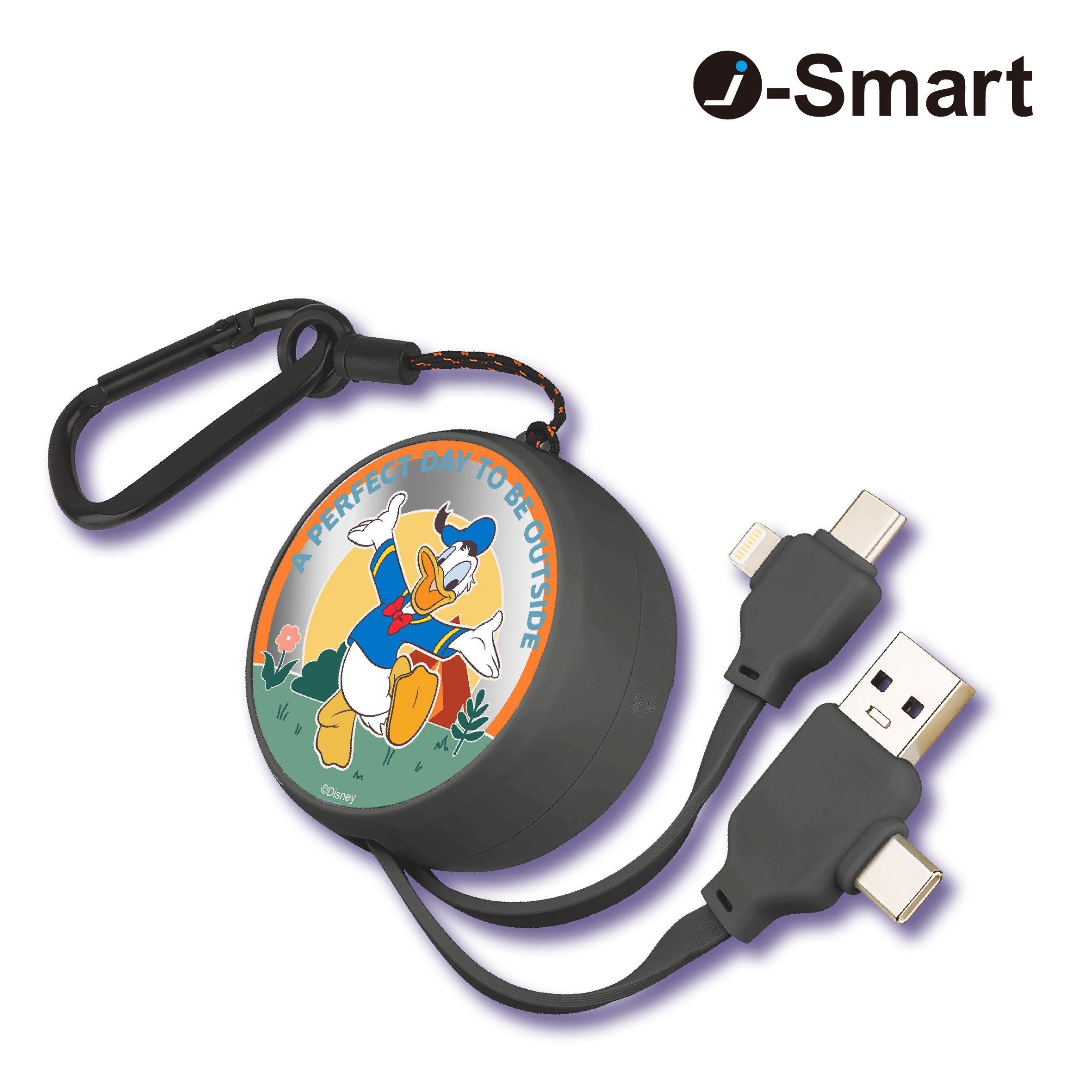 i-Smart-迪士尼- 4合1快充充電線-唐老鴨 Donald Duck