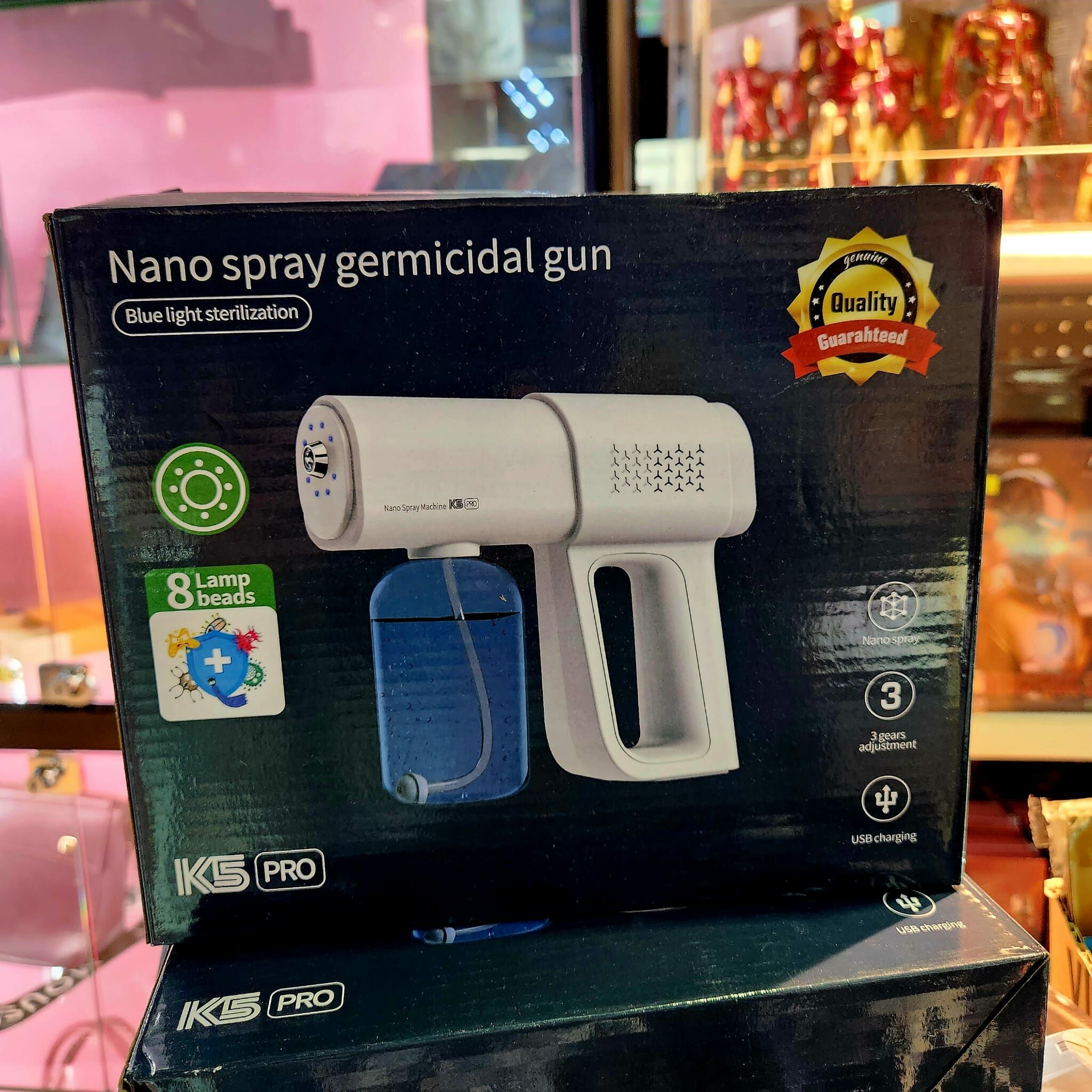 (雙11激荀Combo)  K5 PRO抗菌納米藍光消毒噴霧槍 🔥 買1送1🔥(平均每盒只需$15蚊)