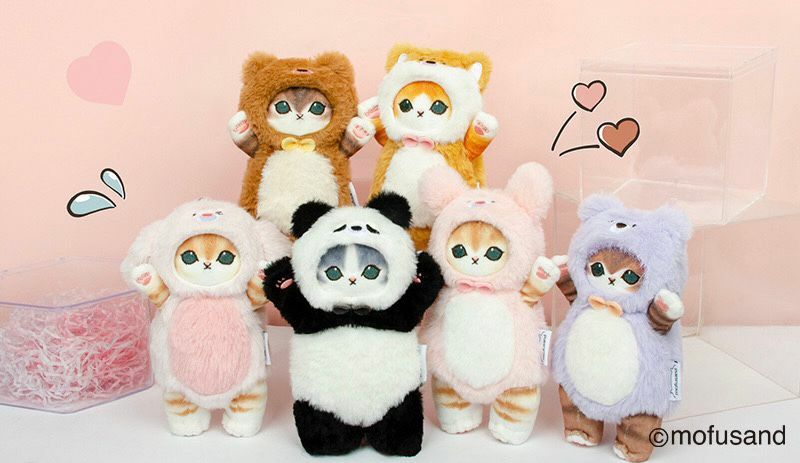 Mofusand 超可愛掛繩公仔