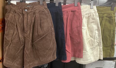 🇰🇷 HOW LUK 燈芯絨短褲 (FE323)