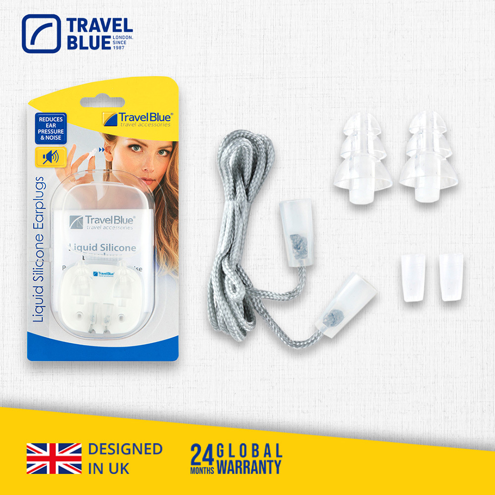 【Travel Blue 藍旅】Liquid Silicone 矽膠耳塞