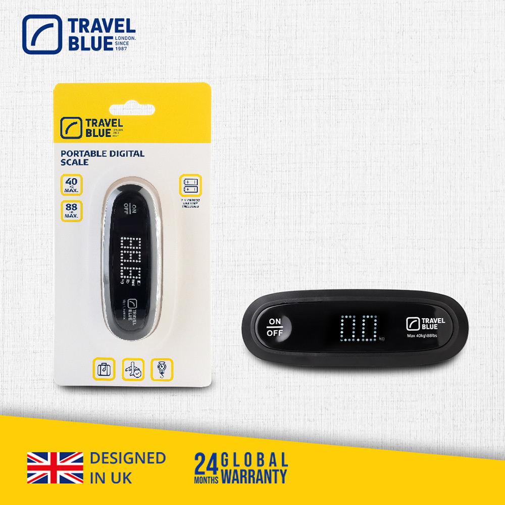 【Travel Blue 藍旅 】旅行數位行李秤 Digital Travel Scale 電子秤 - 3色可選