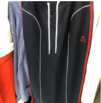 [S] NERDY W'S COLOR BLOCK TRACK SKIRT,NAVY, PNEF23TS021603 (SN358)