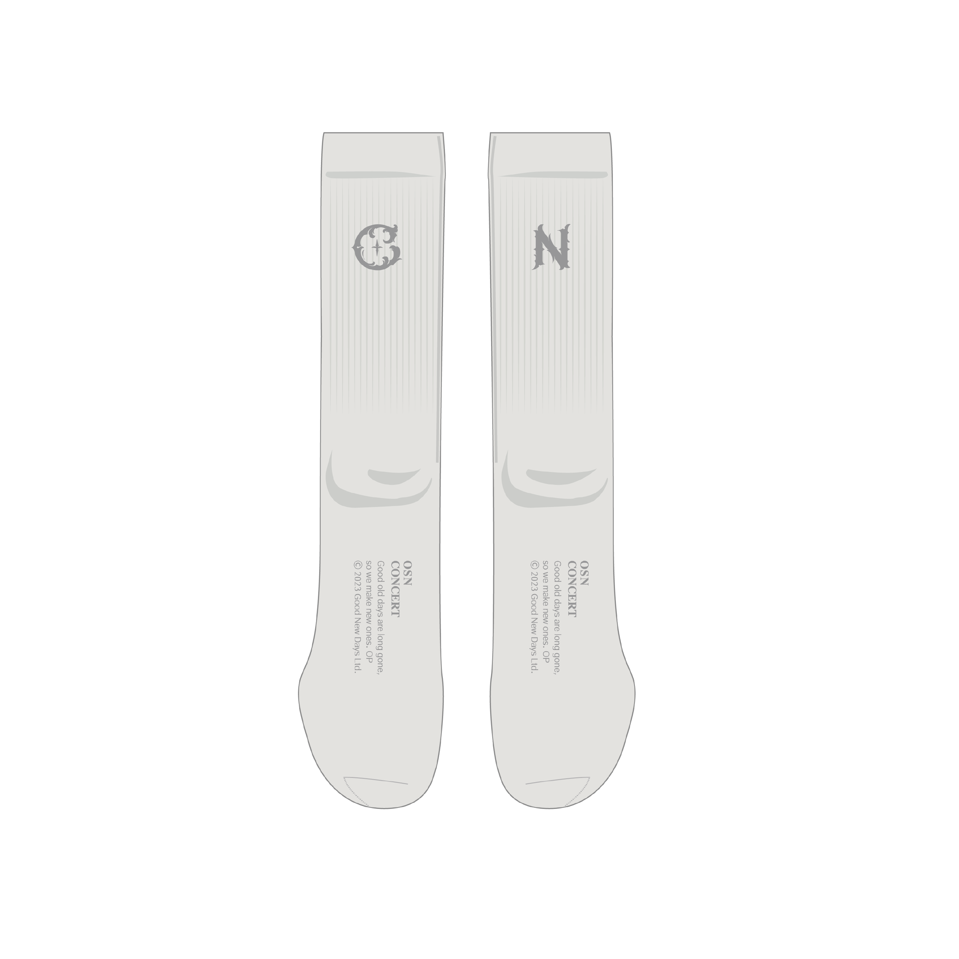 高爾宣 OSN－CTRL+N 「新視界」演唱會 限定LOGO 運動襪 (CN)