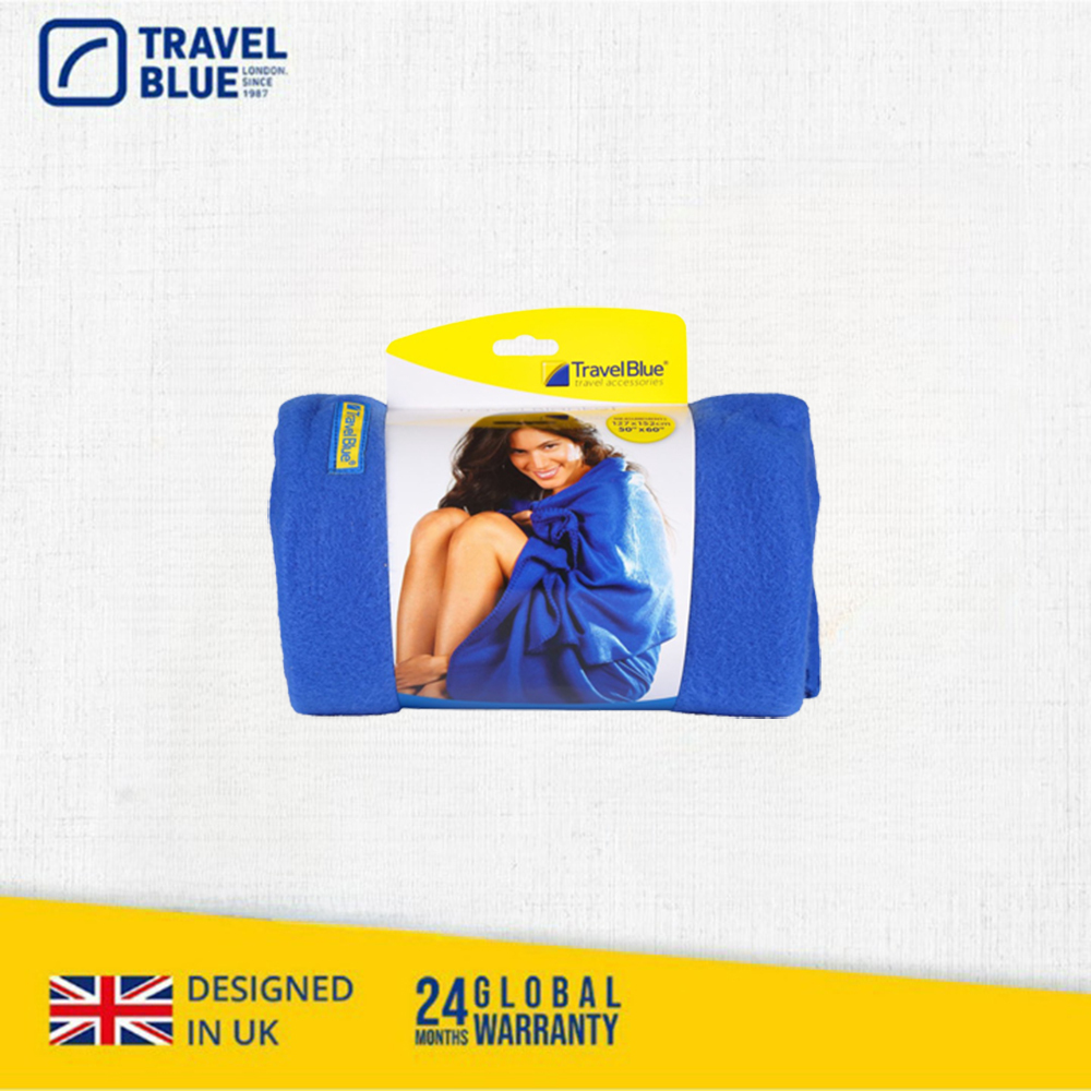 【Travel Blue 藍旅】仿羊毛 旅行保暖毛毯 - 2色可選