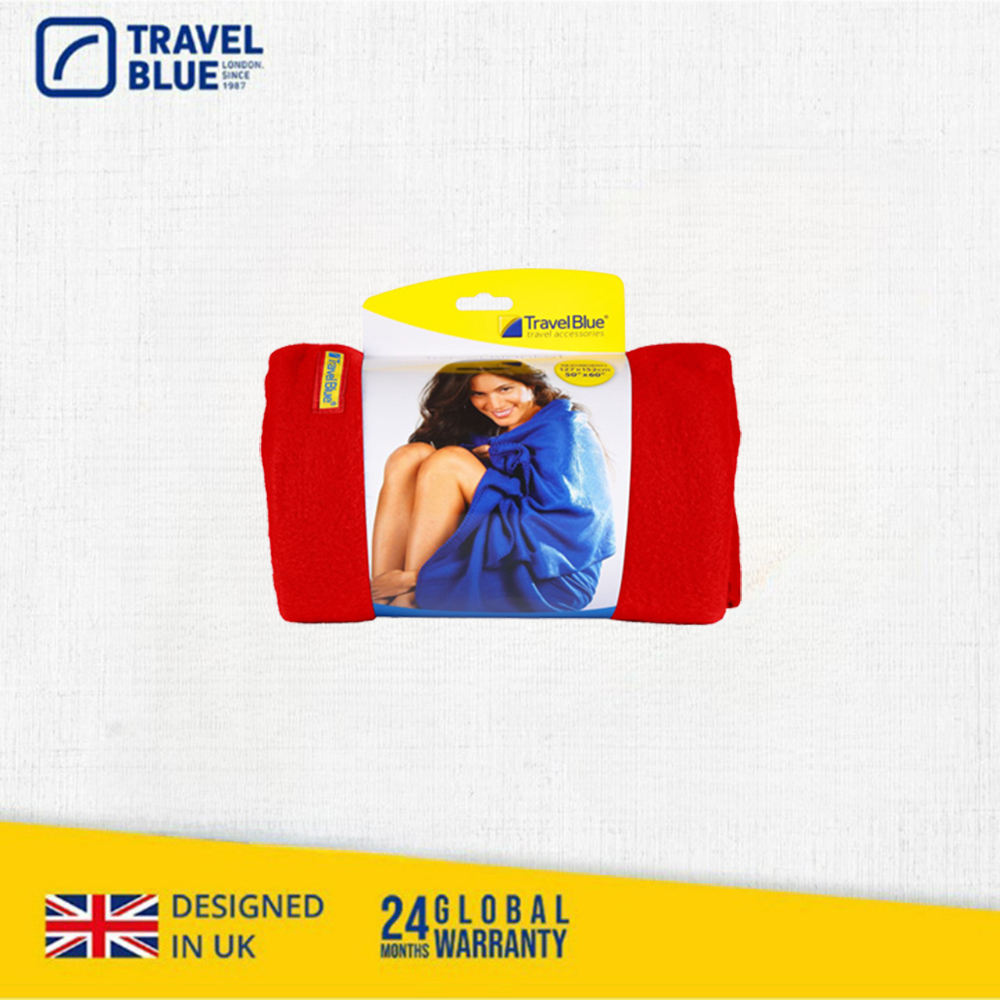 【Travel Blue 藍旅】仿羊毛 旅行保暖毛毯 - 2色可選