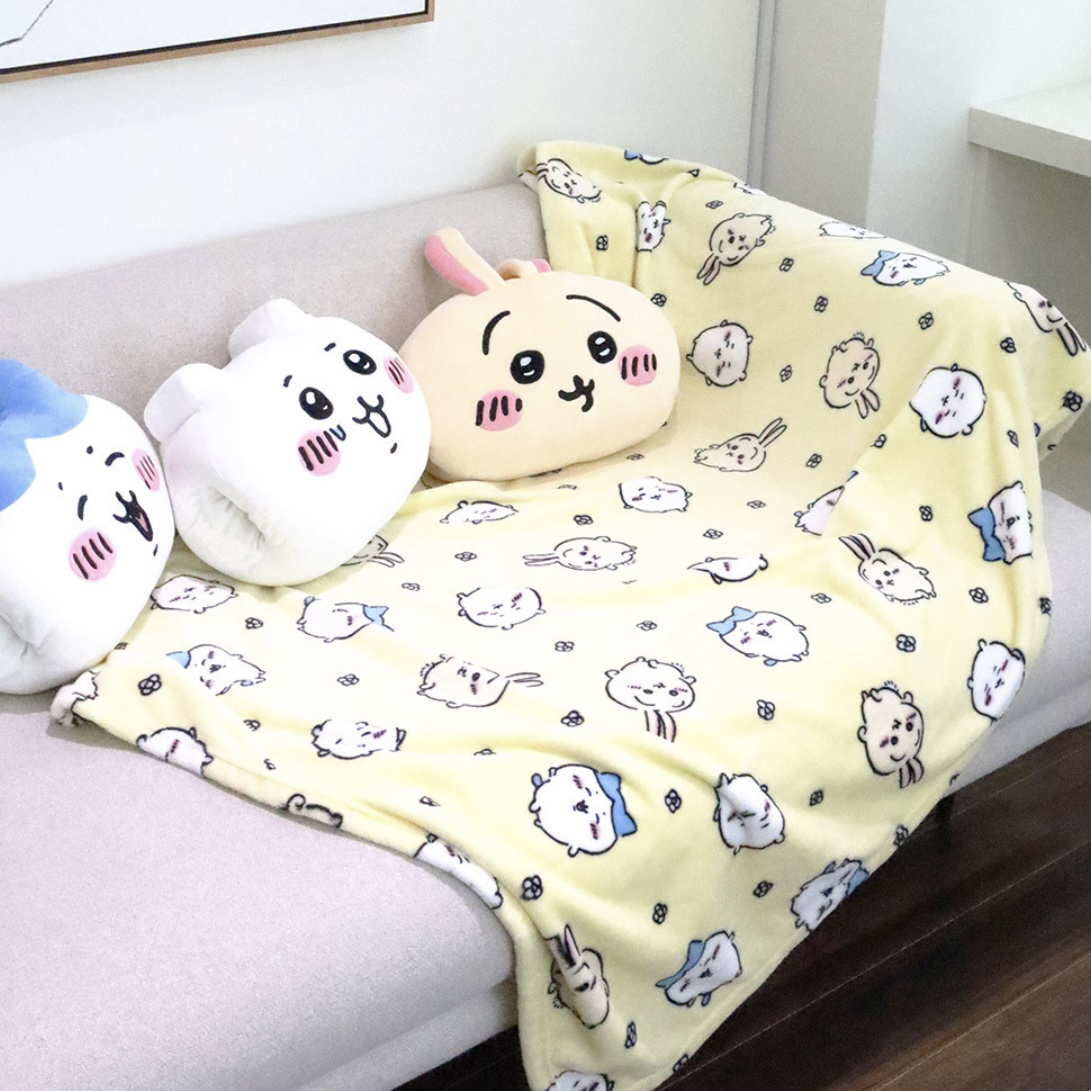 預訂｜韓國限定 Chiikawa Pattern Blanket 居家毛毯